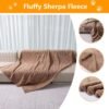 luxury pet bed blankets wholesale (2) Sherpa Flannel Pet Bed Blanket – Luxury OEM Manufacturer