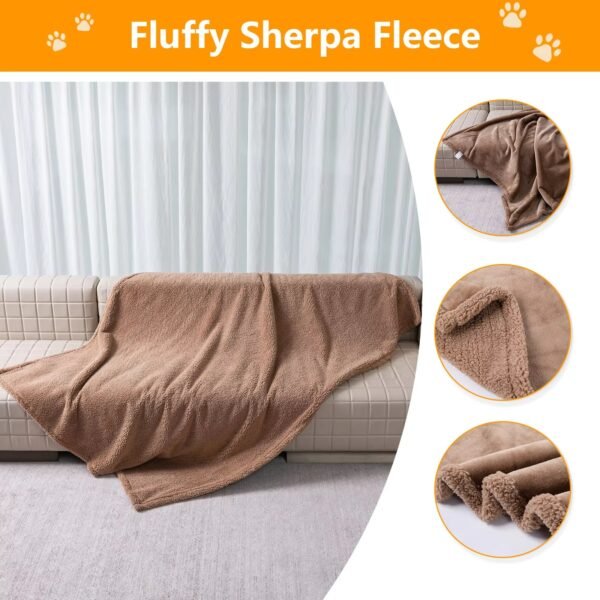 luxury pet bed blankets wholesale (2) Sherpa Flannel Pet Bed Blanket – Luxury OEM Manufacturer