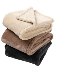 Sherpa Flannel Pet Bed Blanket – Luxury OEM Manufacturer
