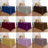 satin polyester tablecloth (2) 230GSM Satin Polyester Banquet Tablecloth – Glossy Hotel Linen