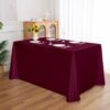 satin polyester tablecloth (3) 230GSM Satin Polyester Banquet Tablecloth – Glossy Hotel Linen