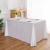 satin polyester tablecloth (5) 230GSM Satin Polyester Banquet Tablecloth – Glossy Hotel Linen