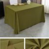 Burgundy Velvet Heavy Tablecloth