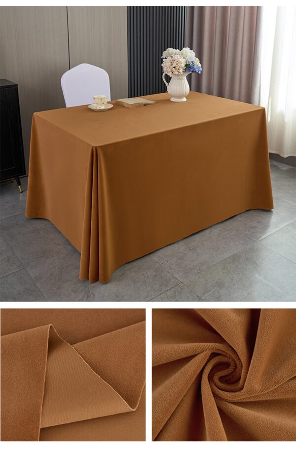 Burgundy Velvet Heavy Tablecloth