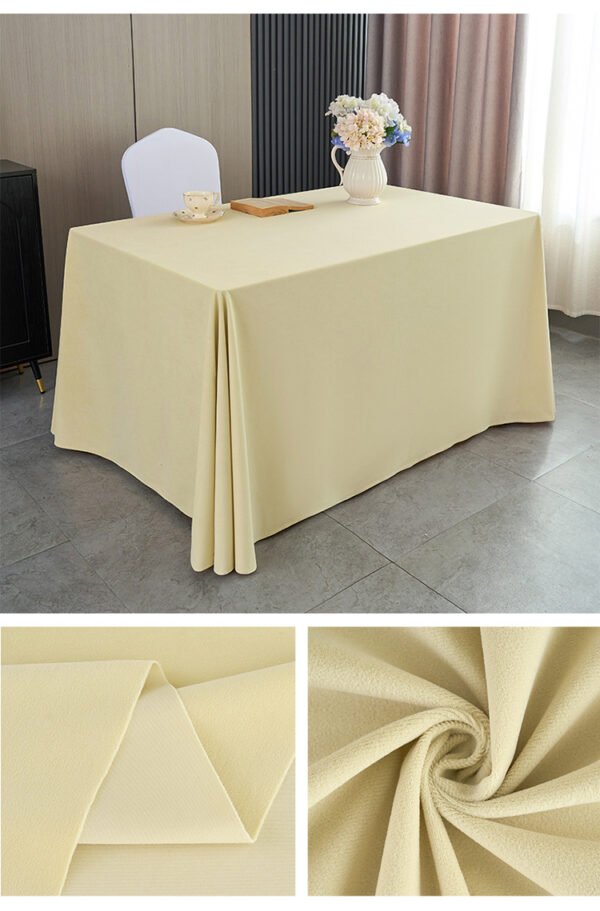Burgundy velvet heavy tablecloth for wedding and banquet use