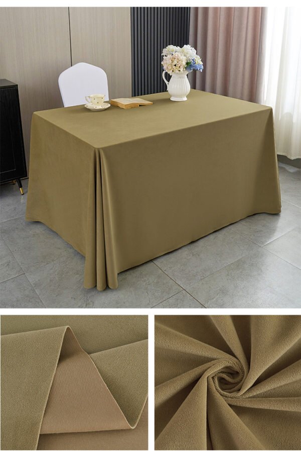 Burgundy Velvet Heavy Tablecloth