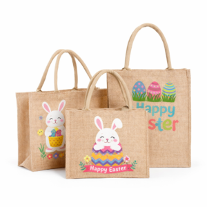 custom jute tote bag
