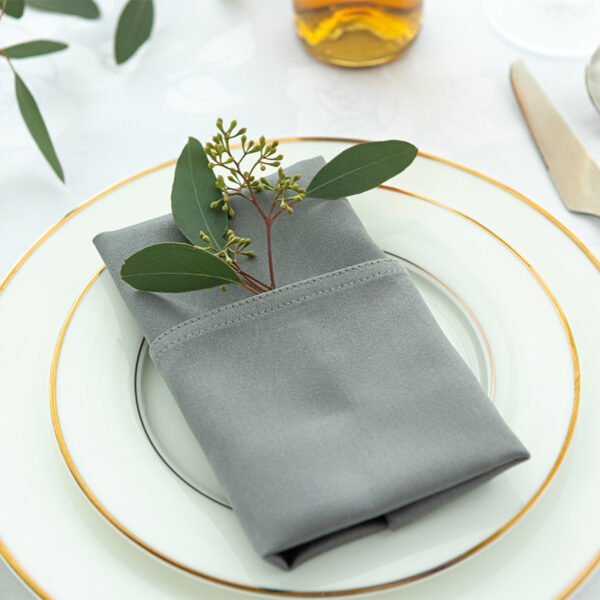 100% Cotton Champagne Sateen Napkins