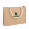 custom jute shopping bag