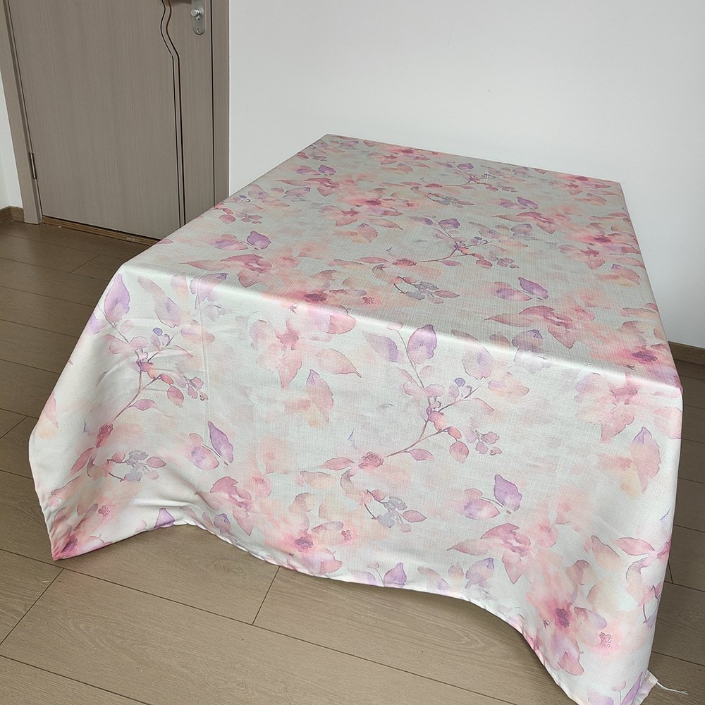 Custom printed tablecloth sample