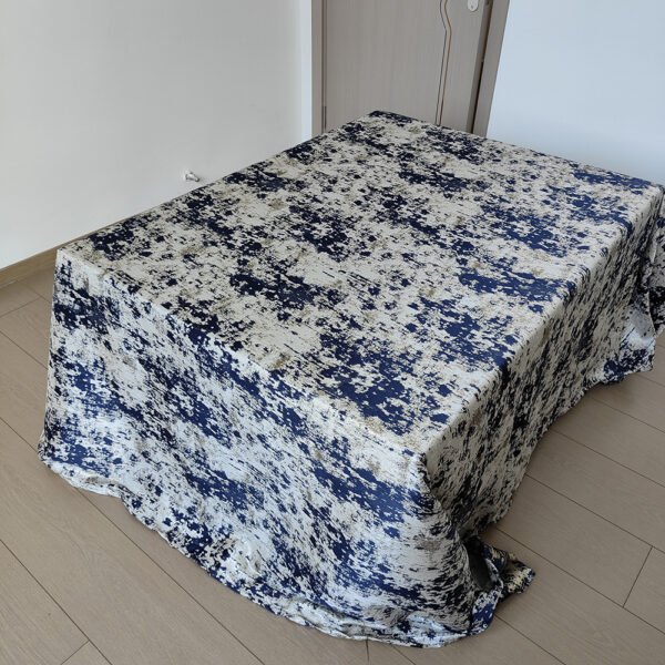 Abstract Texture Jacquard Tablecloth for Event Decor | TC-B090