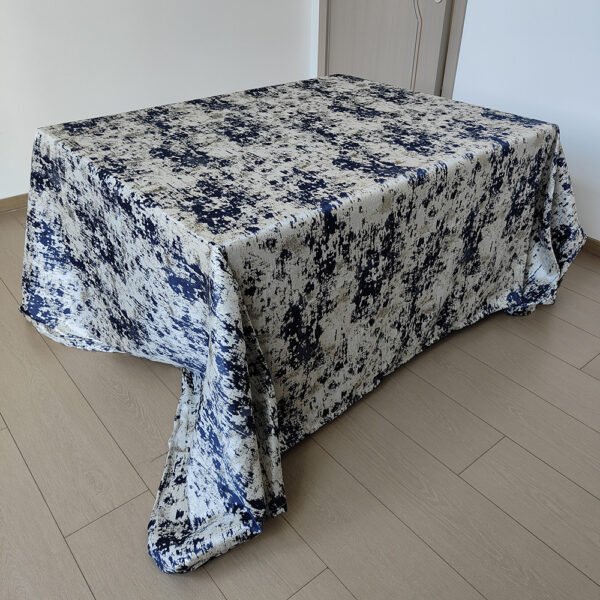 Abstract Texture Jacquard Tablecloth for Event Decor | TC-B090