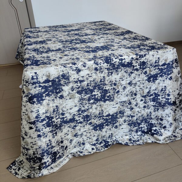 Abstract Texture Jacquard Tablecloth for Event Decor | TC-B090