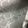 Black Geometric Jacquard Tablecloth Modern Style | TC-B036