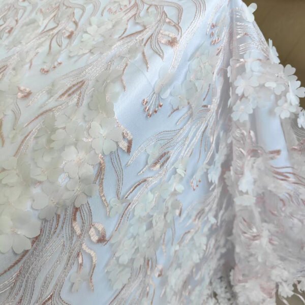 blue embroidered tablecloth (1) Light Beige Floral Embroidered Custom Tablecloth for Wedding Events – ESW008