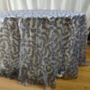 blue embroidered tablecloth (1) Blue Vine Embroidered Tulle Tablecloth for New Chinese Style Banquets – ER058