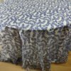 blue embroidered tablecloth (3) Blue Vine Embroidered Tulle Tablecloth for New Chinese Style Banquets – ER058