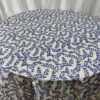 blue embroidered tablecloth (5) Blue Vine Embroidered Tulle Tablecloth for New Chinese Style Banquets – ER058