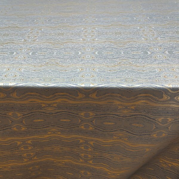 blue jacquard tablecloth (3) Blue Artistic Jacquard Tablecloth Luxury Texture | TC-B077