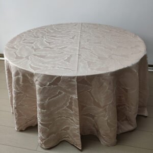 Luxury Botanical Jacquard Tablecloth for Hotel & Banquet | TC-B080
