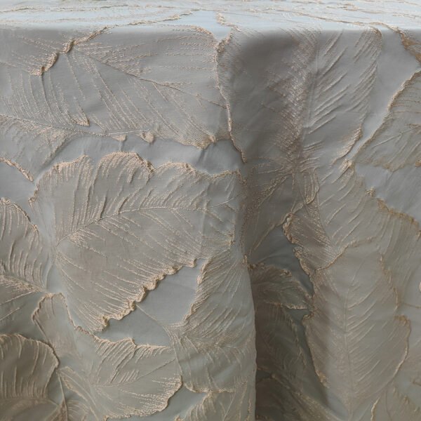Luxury Botanical Jacquard Tablecloth for Hotel & Banquet | TC-B080