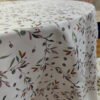 botanical print tablecloth bulk (2) Vintage Fruit Branch Print Tablecloth