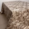 Brown Artistic Texture Jacquard Tablecloth | TC-B093