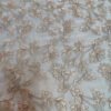 champagne gold tablecloth (3) Champagne Gold Floral Vine Embroidered Tulle Tablecloth for Luxury Events – ER036