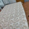 champagne gold tablecloth (5) Champagne Gold Floral Vine Embroidered Tulle Tablecloth for Luxury Events – ER036