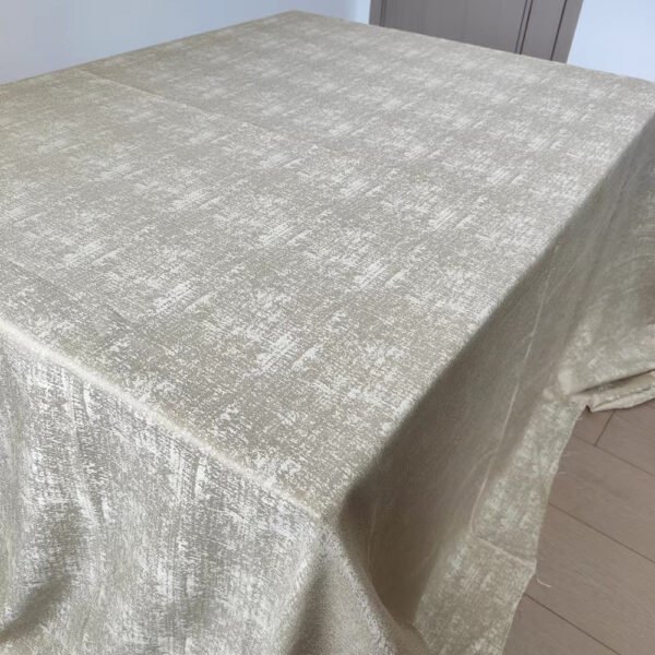 Champagne Vintage Texture Jacquard Tablecloth | TC-B105