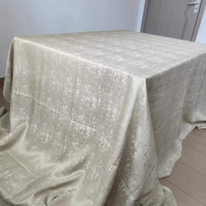 Champagne Vintage Texture Jacquard Tablecloth | TC-B105