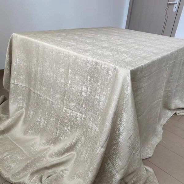 Champagne Vintage Texture Jacquard Tablecloth | TC-B105
