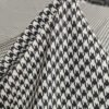 Black & White Houndstooth Jacquard Tablecloth | TC-B056