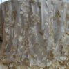 gold embroidered tulle tablecloth (5) Gold Rose Branch Embroidered Tulle Tablecloth for French Wedding – ER061