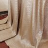 Gold Polka Dot Jacquard Tablecloth for Wedding | TC-B013