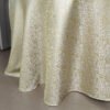 Gold Artistic Line Jacquard Tablecloth for Wedding & Commercial Events – B103