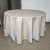 Gold Artistic Line Jacquard Tablecloth for Wedding & Commercial Events – B103