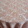 Gold Rose Floral Embroidered Tulle Tablecloth for Wedding & Banquet – ER009
