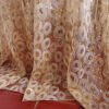Gold Sequin Geometric Circle Embroidered Tulle Tablecloth – ER025