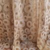 Gold Sequin Geometric Circle Embroidered Tulle Tablecloth – ER025