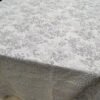 Grey Vintage Botanical Jacquard Tablecloth | TC-B075
