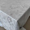 Grey Floral Jacquard Polyester Tablecloth for Hotel & Home Décor – B104