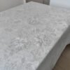 Grey Floral Jacquard Polyester Tablecloth for Hotel & Home Décor – B104