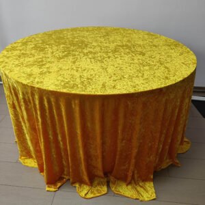 Ice Crushed Velvet Tablecloth