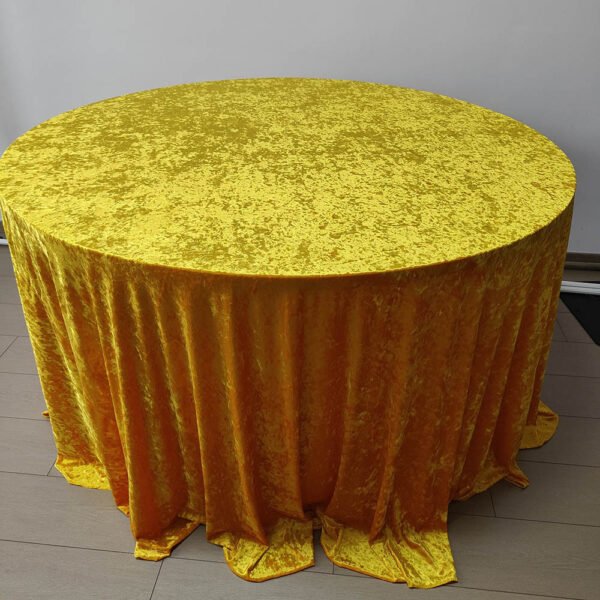 Ice Crushed Velvet Tablecloth