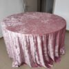 Ice Crushed Velvet Tablecloth