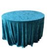 Ice Crushed Velvet Tablecloth
