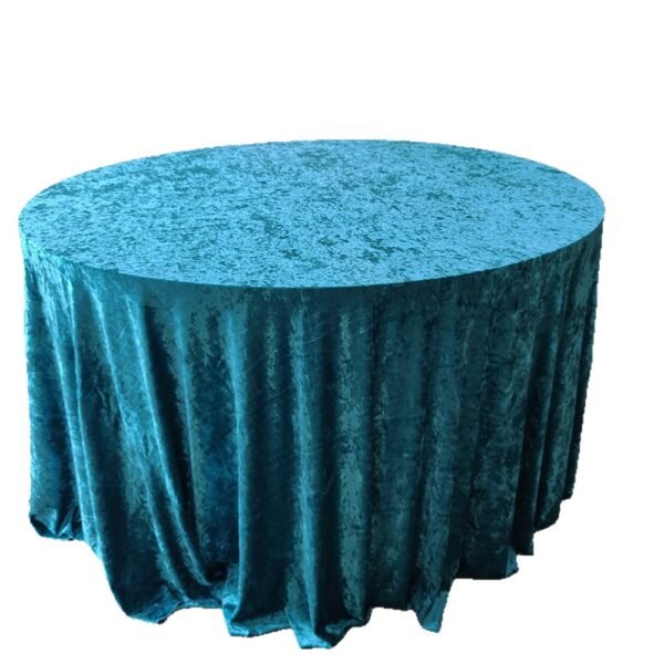 Ice Crushed Velvet Tablecloth