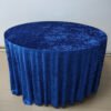 Ice Crushed Velvet Tablecloth