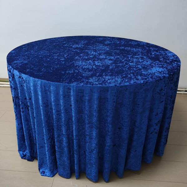 Ice Crushed Velvet Tablecloth